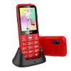 EVOLVEO EVOLVEO EasyPhone XO, mobilní telefon pro seniory s nabíjecím stojánkem (červená barva)