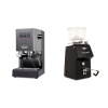 Gaggia New Classic EVO BC, grey + Ascaso H64, black