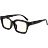 GLASSAGLASSA Blue Light Blocking Glasses PCG 014, +1,00 dio, čierne