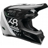 MOTOKROSOVÁ PRILBA THOR REFLEX SPORT RIOT ČIERNO-BIELA, VEĽKOSŤ XS
