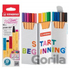 Stabilo point 88 Zick-Zack deskset 18 farieb