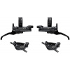 brzda kotoučová SHIMANO XT M8220 čtyřpístková p+z komplet bez kotoučů a adapteru, J-kit, v krabičce