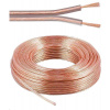 PremiumCord Reproduktorové káble 100% CU meď 2x0,75mm 50m