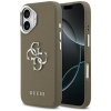 Guess Puzdro Grained Big 4G Classic Logo iPhone 17 Hnedá