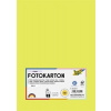 Dekoračný kartón, 2 stranný, A4, 300 g, 50 listov, FOLIA, limetkovo zelený