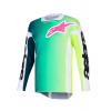 Dres RACER PORTL, ALPINESTARS (zelená/bílá/černá) 2026 M