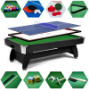Biliardový stôl Vip Extra 9 FT čierno/zelený s nadstavcom ping-pong/hokej
