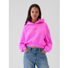 GAP Oversize crop mikina s logom Ružová XXL