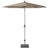 Slnečník Riva 1 Basic Platinum Veľkosť: ø 270 cm, Farba rámu: Antracitová, Farba látky: Taupe