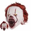 Maska Halloween - Maska 'it' klaun pennywise osvetlená maska viedla klaun pennywise (Maska 'it' klaun pennywise osvetlená maska viedla klaun pennywise)