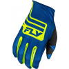 rukavice LITE, FLY RACING - USA (modrá/hi-vis, vel. XL)