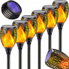 Solárne svietidlá - 6x solárna lampa s efektom LED horáka FIRE FLAME (Solárne svietidlá - 6x solárna lampa s efektom LED horáka FIRE FLAME)