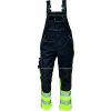 CERVA KNOXFIELD HI-VIS DW275 / Pracovné reflexné nohavice s trakmi - antracit/žltá 50