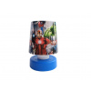 Textilomanie LED detská nočná lampička AVENGERS 11 cm modrá