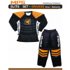 MPS ELITE brankársky florbalový set - ORANGE dres + nohavice L