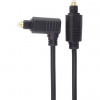 PremiumCord Kabel Toslink - Toslink 90°, tloušťka kabelu:4.0mm, délka 1m kjtos3-1