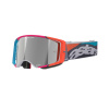 Brýle SUPERTECH STREAM, ALPINESTARS (šedá/multicolor, zrcadlové stříbrné plexi) 2025
