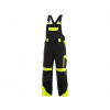 Canis CXS Sirius Brighton pánske nohavice s náprsenkou čierno žlté
