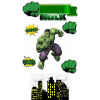 CUKROVÁ TLAČ jedlý obrázok na tortu Cukrová hmota HULK AVENGERS SADA + TEXT 3