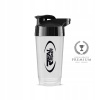 SHAKER vzduchotesný šejker na kondicionéry fľaša na pitie Real Pharm Biely MixMaster 700 ml