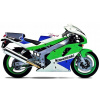 NÁLEPKY JUULA NA KAWASAKI ZXR 750 R 1990-1992 ZELENO-MODRÉ
