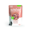 Schesir Complete Nutrition filety v želé 6 x 85 g - kapsičky - tuniak s lososom