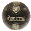 Ouky Arsenal FC, čierny, zlatý znak, podpisy, veľ. 5