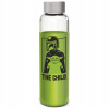 Epee Merch Star Wars Mandalorianov sklenená fľaša so silikónovým návlekom 585 ml