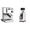 Rancilio Silvia E, biela + Eureka Mignon Zero, CR white