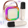 KARAOKE SET 2 MIKROFÓNY + BEZDRÔTOVÝ BLUETOOTH REPRODUKTOR SUPER ZVUK