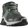 SALOMON Detská bežecká obuv X RAISE MID GTX J urban chic/rainy day/pink lavender - green Veľkosť EU: 32