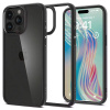 Silikonové pouzdro SPIGEN Crystal Hybrid na mobil Apple iPhone 15 Pro - čiré s černým rámečkem (Silikonový kryt či obal SPIGEN Crystal Hybrid na mobilní telefon Apple iPhone 15 Pro Clear Transparent)