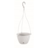 Kvetináč SPLOFY ROUND W závesný 27 cm - farba: biela (Prosperplast DSPW270-S449)
