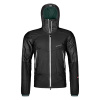 ORTOVOX Pánska bunda WESTALPEN SWISSWOOL JACKET black raven - čierna Veľkosť: L
