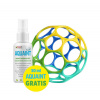 OBALL Hračka Oball™ Classic 10 cm 0 m+ & Aquaint 100% eko čistiaca voda 50 ml Modro/zelená