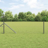 zahrada-XL Plot s stĺpmi Sivá 0.6 x 10 m Ocel potiahnutá PVC 3353194