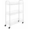 Kuchynská skrinka Metaltex biela 23 x 56 x 84 cm, farba dvierok: biela