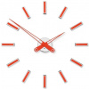 FUTURE TIME Dizajnové nalepovacie hodiny Future Time FT9600RD Modular red 60cm