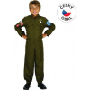 Šaty na karneval - vojenský pilot, 130 - 140 cm