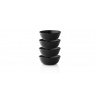 Miska 0,5l Ø16cm Nordic Kitchen, set 4ks, čierna - Eva Solo