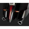 Vance & Hines Čierny Vance & Hines výfuk HI-OUTPUT SLIP-ONS BLACK pre Victory:
