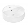 Hansgrohe Xuniva S Umývadielko na dosku, priemer 45 cm, s prepadom, otvor na batériu, biela 60169450-HG
