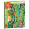 Čti a nalepuj – MEZI DINOSAURY, kniha se samolepkami