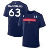 Fanatics Pánské tričko Brad Marchand #63 Florida Panthers NHL 2025 Stanley Cup Champions Name & Number Veľkosť: XXL