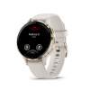 GARMIN VENU 3S, Smart hodinky, Ivory/Soft Gold (010-02785-04)