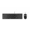 Genius SlimStar C126 Káblová maďarská klávesnica + myš, Čierna