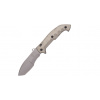 Vega Fox Knives FX-500 Tracker Meskwaki zatvárací taktický nôž 13,5 cm, zelená, Micarta, puzdro Cordura