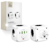ADAPTÉR ROZBOČOVAČ ZÁSUVKA + USB TYPE-C PORTY + VYPÍNAČ