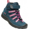 Keen HIKEPORT 2 SPORT MID WP Jr blue wing teal/fruit dove US 6 / EU 38,0 / UK 5 / 24,5 cm; Modrá obuv