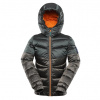 Bunda dětská ALPINE PRO GROLLO HI-THERM s impregnací zemitá 140-146